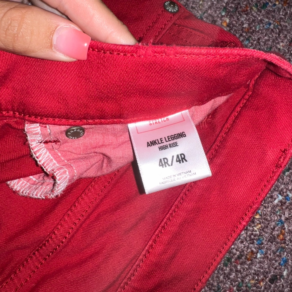 Express Red Denim - Picture 2 of 3